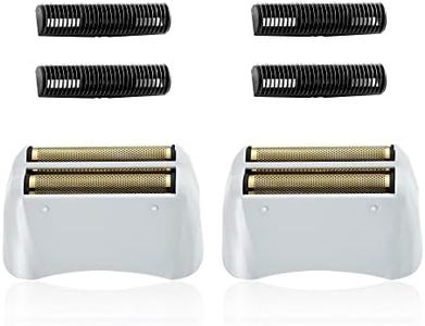 2 Pack Pro Shaver Replacement Foil and Cutters Compatible with andis 17150(TS-1)/17155/17200 Shaver ProFoil Lithium Replacement" Golden