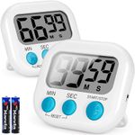 2 Pack Digital Kitchen Timer(Batter