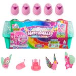 Hatchimals CollEGGtibles, Rainbow-Cation Llama Family Carton with Surprise Playset, 10 Characters, 2 Accessories, Kids Toys for Girls Ages 5 and up