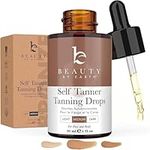 Self Tanning Drops - Face Self Tanner Drops Medium Color - Bronzer Drops - Self Tanner for Face - Self Tanner Face Tanner - Face Tanning Drops to Add to Moisturizer - Face Tan Drops - Bronzing Drops