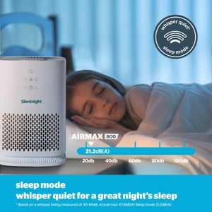 Silentnight Airmax 800 Air Purifier – HEPA Filter, Quiet Operation