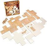 The Master's Atlas (Blank/Parchment) | 44 Reversible Dry & Wet Erase Map Grid Tiles | 48 Dungeon Object Tokens: Treasure, Doors, Stairs and More | RPG Tabletop Role Playing Mat for Fantasy Gaming