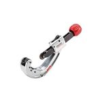 RIDGID 36592 Model 153-P Quick-Acting Tubing Cutter with Wheel for large diameter Plastic, PEX, PVC Pipe; 25-75 mm Capacity,Gray