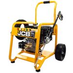 JCB Petrol Pressure Washer, 4000psi / 276bar, Powerful 15hp JCB Petrol Engine, Triplex AR Pump, Quick Release Connectors with 5 Nozzle, Puncture Proof Tyres