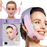 VIVUE Silicone V Face Mask Face Lift Up Belt Facial Slimming Bandage Mask Cheek,Chin,Belt Face Slim Lift Band Mask Double Chin Reducer For Women And Men Tightening Skin, 1 Count