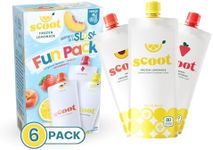 Scoot Frozen Lemonade - Variety 6 Pack Featuring Original, Peach, and Strawberry Flavors