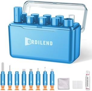 iPhone Cleaning Kit for Charging Port Cleaner, Multi-Tool iPhone Cleaner Repair Lightning Cables, Phone Cleaning Kit for iPhone, iPad, Connectors, Speaker, Airpod Cleaner Kit, Light Blue