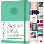 Gogirl Budget Planner and Monthly Bill Organizer – Financial Planner Organizer Budget Book. Bill Book to Control Your Money. Undated – Start Any Time, 5.3" x 7.7", Lasts 1 Year – Emerald