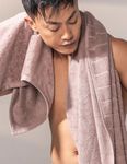 DAMENSCH 100% Cotton Super Soft Bath Towels Ultra Absorbent Odour Free Anti-Bacterial Quick Dry Long Lasting Colours Microfiber Bath Towels-Dusty Pink