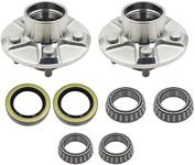 LAFORMO Boat Trailer Hub with Bearing Kit - Set of 2 Trailer Idler Hub Kits 5 on 4.5 for 3500 lbs Axle