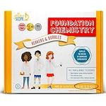 Yellow Scope Chemistry Kit, Science Experiment for Girls & Boys, STEM Activities for Kids Ages 8-12, Beakers & Bubbles Foundation Chem Set