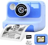 Kids Camera Instant Print, 2.4 Inch Screen Instant Cameras for Kids, Christmas Birthday Gifts Toys Camera for Toddler Girls Boys Age 3-12-BLUE