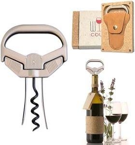 KERHAND 3 in 1 Ah So Two Prong Wine Opener & Cork Remover,It Can Remove The Older and Fragile Wine Corks so Easy for Connoisseurs to Uncork (classic)