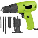 MLD 280W New Material Cord and Cord Sleeve Electric Screwdriver 10mm with Jig saw wood cutter Reciprocating Saw Adapter (10mm/280w/750rpm) AD-0240