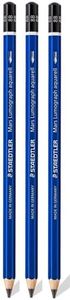 Staedtler Mars Lumograph pencils 8B in pack of 3 nos.