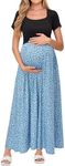 OUGES Women's Maternity Dress Summe