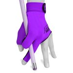 Predator Second Skin Billiard Pool Cue Glove for Left Hand - Purple (XXL)
