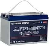 Autocessking 12V 100Ah Trolling Mot