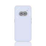 Aegy Mobile Back Skin Without Sides Matte Vinyl Sticker Compatible with Nothing Phone 2a (Pastel Blue)