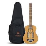 Traveler Guitar Escape Classical Guitar for Travel with Built-in Headphone Amp & Tuner | Acoustic Electric Small Guitar | Full 25.5" Scale Portable Headless Mini Guitar | Cedar Top with Custom Gig Bag