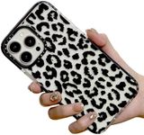 LOLAGIGI for iPhone 16 Case for Women, Cute Black Leopard Animal Print Girly Design Kawaii Aesthetic Cartoon Pattern for Girls Teens Soft TPU Case Cover for iPhone 16 (6.1")