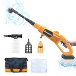 Cordless Car Washer for Dewalt 20V Battery DCB206, 900 PSI Handheld High-Pressure with 6 in1 Nozzle for Car Cleaning Replace for DCPW550B(Battery Not Included)