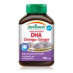 Jamieson High Potency Dha Omega with ginger, 100 Count