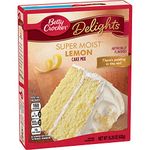 Betty Crocker Delights Super Moist Cake Mix Lemon Pouch, 432 g