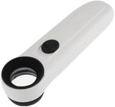 Skycoolwin Skycoolwin 40x Glass Magnifying Magnifier Jeweler Eye Jewelry Loupe Loop LED Light