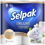 SELPAK Deluxe Toilet Paper Tissue 3ply 8 rolls/pack