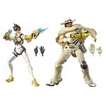 Overwatch Ultimates Series Posh (Tracer) and White Hat (McCree) Skin Dual Pack 6-Inch-Scale Collectible Action Figures with Accessories - Blizzard Video Game Characters