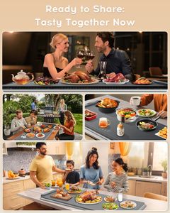 Extra Large Food Warming Mat 36x16 Inch – Heat Pad for Buffets & Parties