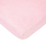 American Baby Company Heavenly Soft Chenille Fitted Pack N Play Playard Sheet, Pink, 27 x 39 by American Baby Company