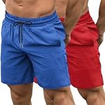 COOFANDY Men's Workout Shorts 2 Pac