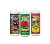 FoxFarm FX14049 Big Bloom, Grow Big & Tiger Bloom Liquid Fertilizer Nutrient Trio Soil-Formula, 3/32-Ounce Bottles