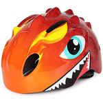 VICTGOAL Kids Bike Helmet for Boys Girls, Lightweight 3D Toddler Bike Helmet Age 3-8, Adjustable Infant Bicycle Helmet for Multi-Sport Scooter Cycling Skateboard (Red, S: 50-54cm)