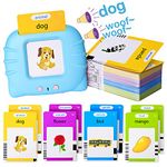 Talking Flash Cards Early Educational Toys for 3 4 5 6 Year Old Baby Boys Girls, Preschool Learning Reading Machine with 224 Words, Montessori Interactive Gift for Kids Toddlers