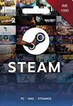 Valve Corporation Inr 1000 Steam Wallet Code (Digital Code- Email Delivery Within 2 Hours)