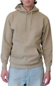 G-Style USA Men's Premium Weight Pullover Hoodie with Metal Eyelets MH13105 Stone Medium