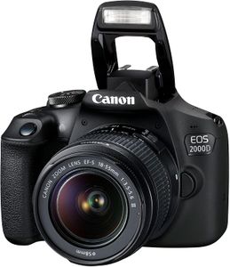 Canon EOS 2000D DSLR Camera with 18-55mm Lens