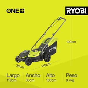 RYOBI 18V ONE+ 33cm Cordless Lawn Mower – Battery & Charger Not Included