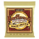 Ernie Ball Earthwood Rock and Blues w/Plain G 80/20 Bronze Acoustic Guitar Strings - 10-52 Gauge