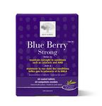 New Nordic Blue Berry Strong | Eye & Vision Support | Lutein & Bilberry Supplement | 60 Tablets (Pack of 1)