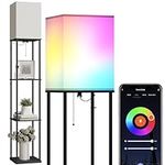 SUNMORY Floor Lamp with Shelves, Sm