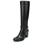 Naturalizer Women's Boots - Kalina, Black Wide Calf, UK 6.5, Medium Fit