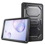 Fintie Shockproof Case for Samsung Galaxy Tab A 8.4 2020 Model SM-T307 (Verizon/T-Mobile/Sprint/AT&T), Rugged Unibody Hybrid Full Protective Bumper Cover with Built-in Screen Protector, Black