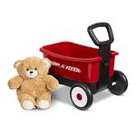 Radio Flyer My 1st Wagon with Teddy Bear , Red