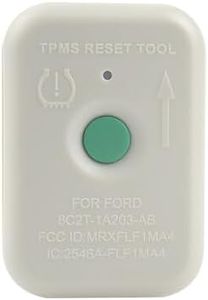 JawGrew 1 PC Automotive Tire Pressure Resetter, 62 x 42 x 11.5 mm TPMS Reset Sensor Programming Training Tool, Replaces OEM Part Number 8C2T-1A203-AB, Compatible with Ford Series Models (White)