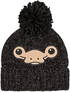 Bioworld Fantastic Beasts Niffler Bonnet à pompon pour adulte Noir, Noir , taille unique-M