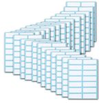 840 PCS Small Sticky Labels, Self Adhesive File Folder Labels Name Filing Envelopes Label Stickers Label Price Stickers Easy Peel Addressing Labels for Bottle Jar Box School Office Kitchen(13 * 38mm)